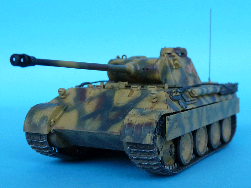 Zvezda 1/72 PzKpfw V Panther Ausf D, kit 5010 Tracks + wheels